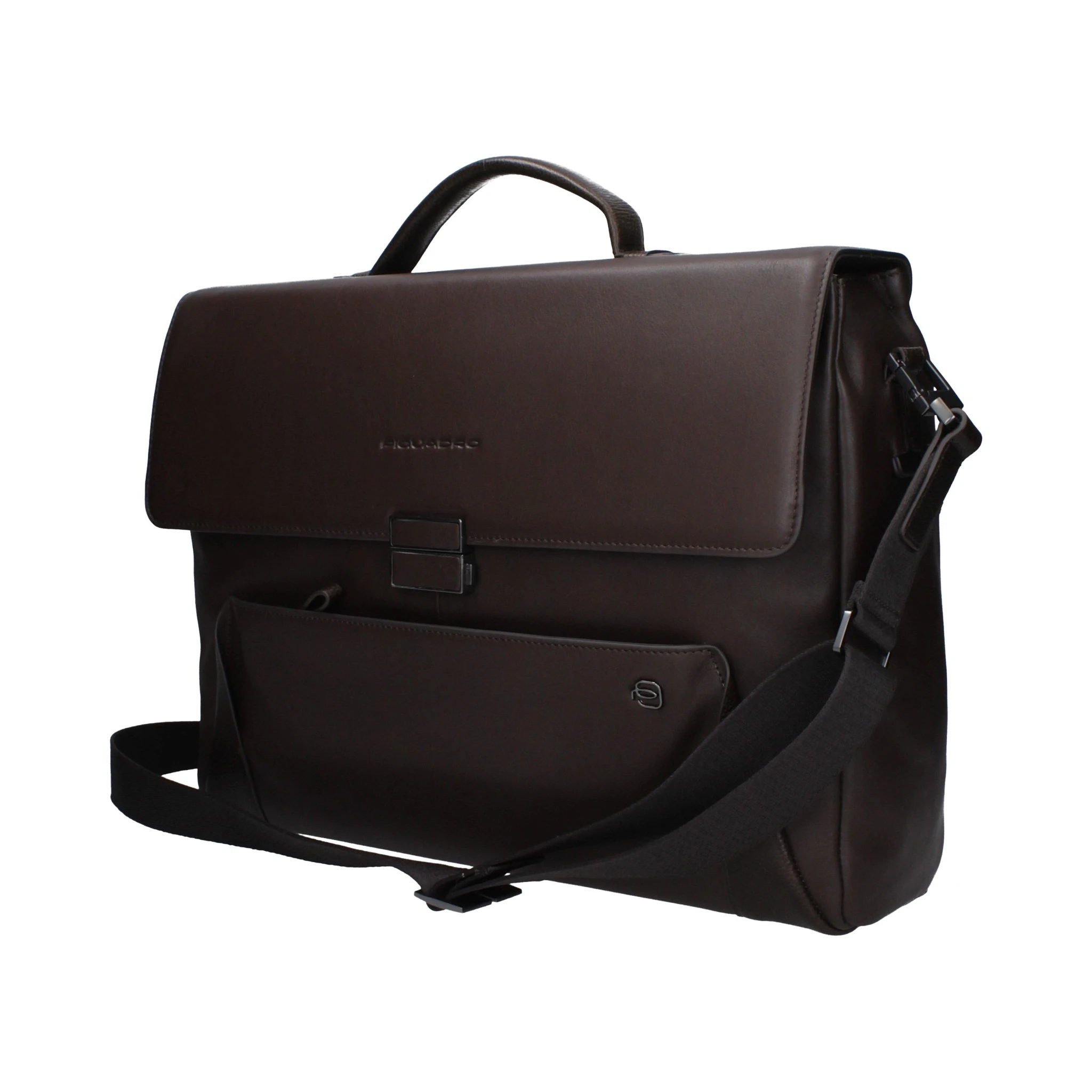 Brown Leather Business And Laptop Bag