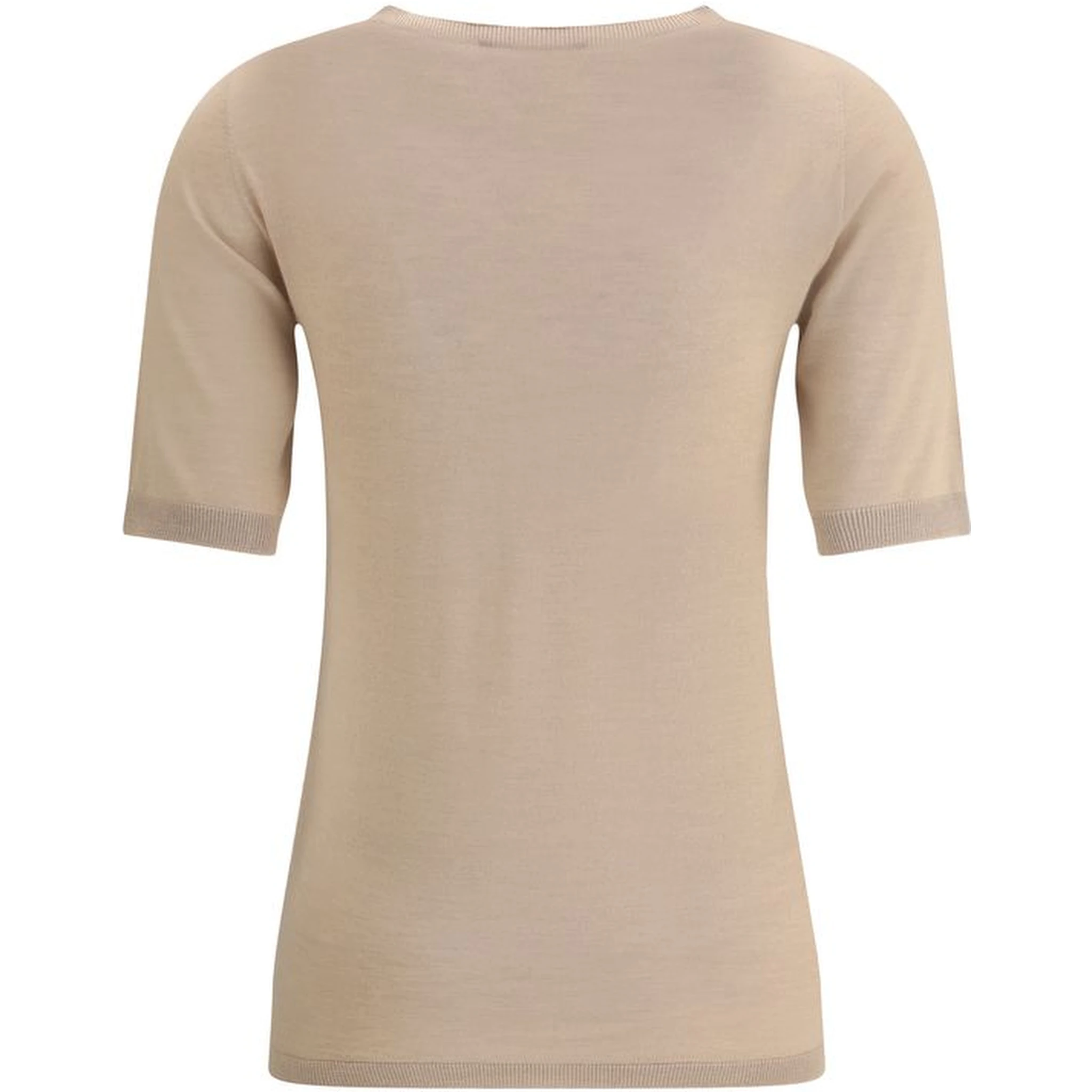 Beige Cashmere T-Shirt