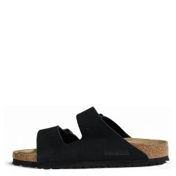 Black Suede Leather Sandals