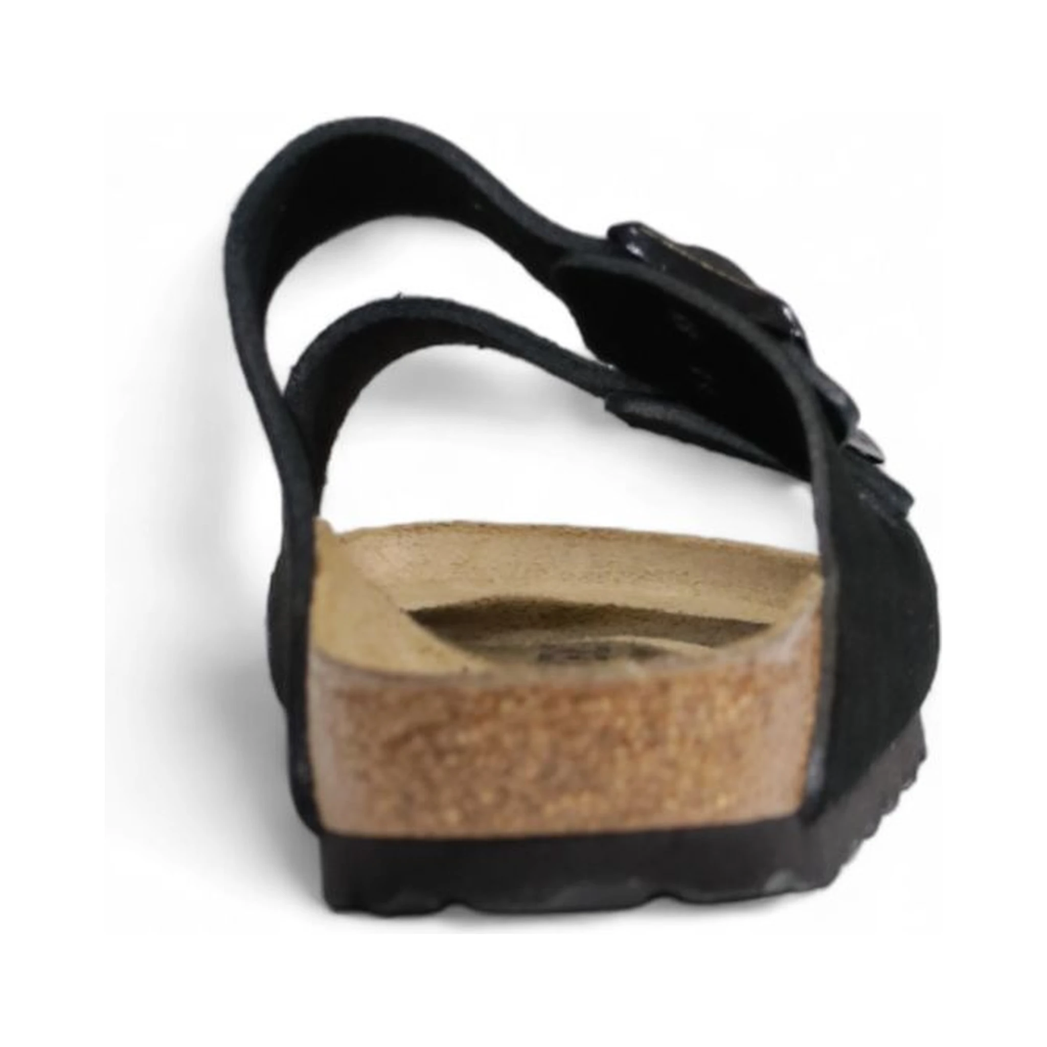 Black Suede Leather Sandals