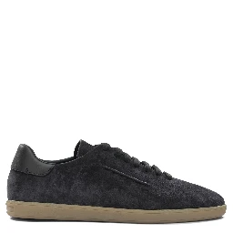 Suede leather sneakers