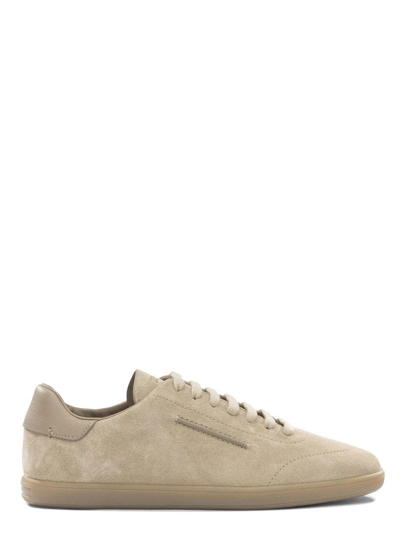 Suede leather sneakers