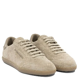 Suede leather sneakers