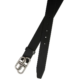 "BB" leather belt
