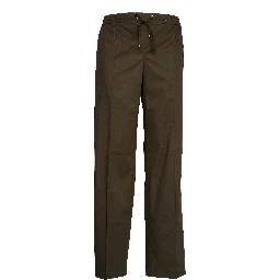 Easy Pant In Popeline Di Cotone Stretch