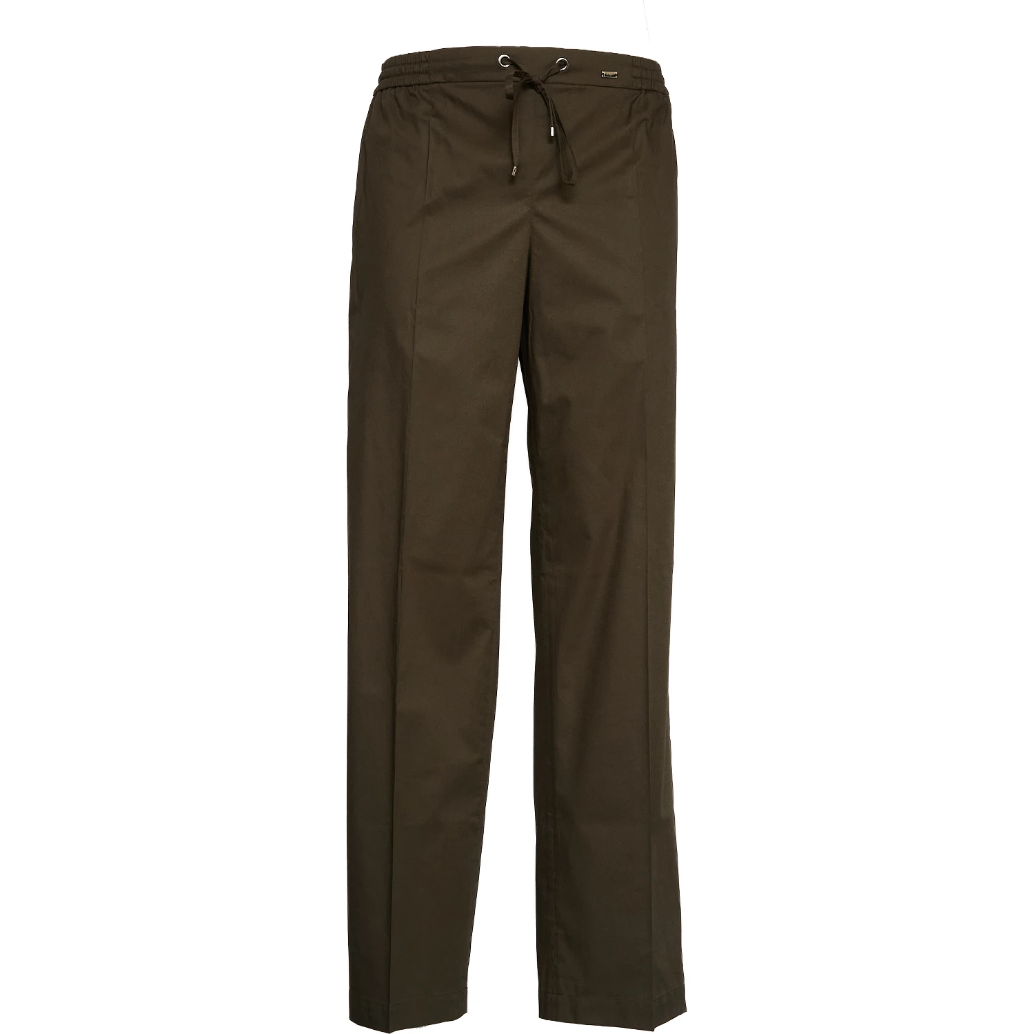 Easy Pant In Popeline Di Cotone Stretch