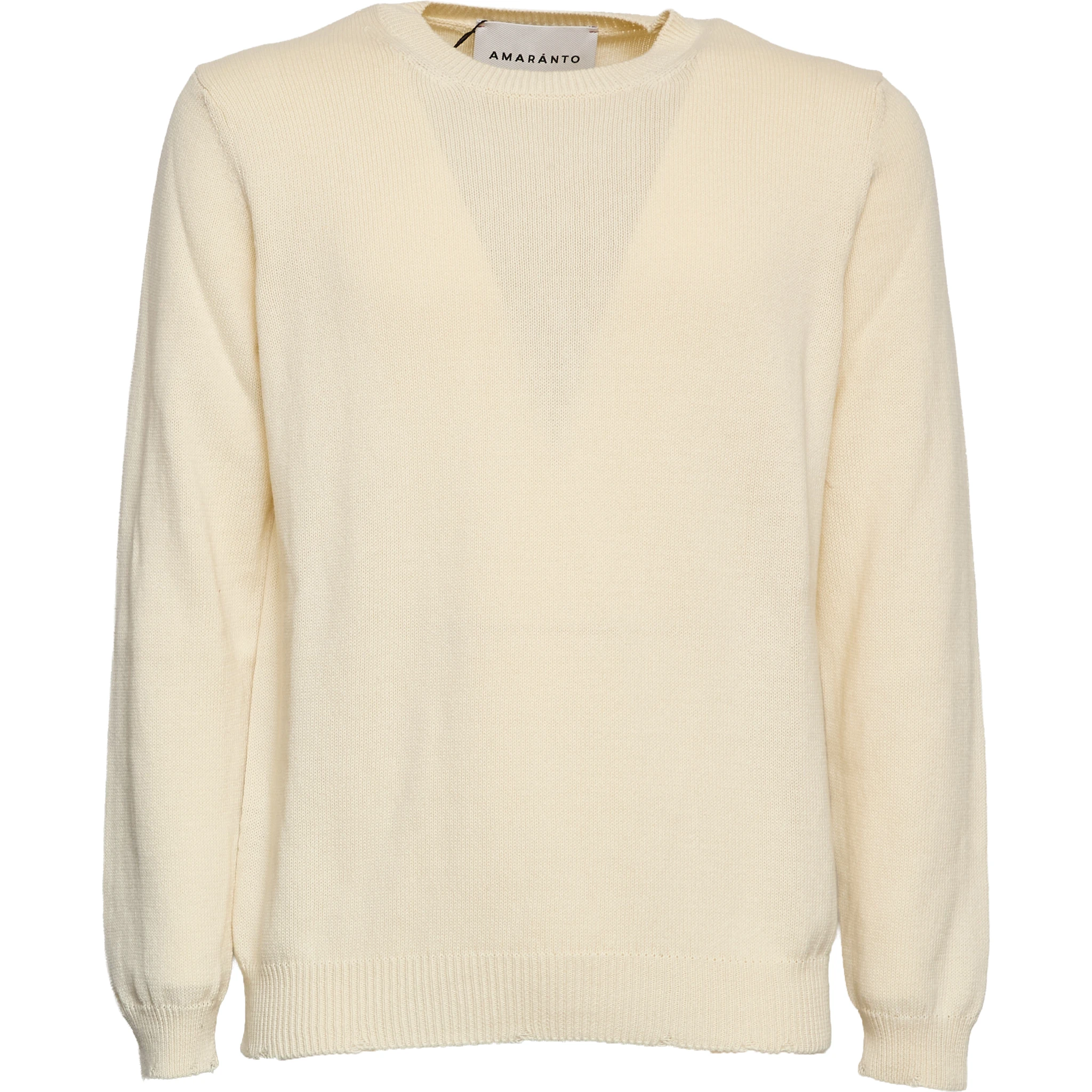 Maglia Girocollo In Cotone