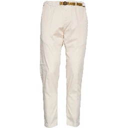 Pantaloni Lunghi In Cotone Satin Con Coulisse