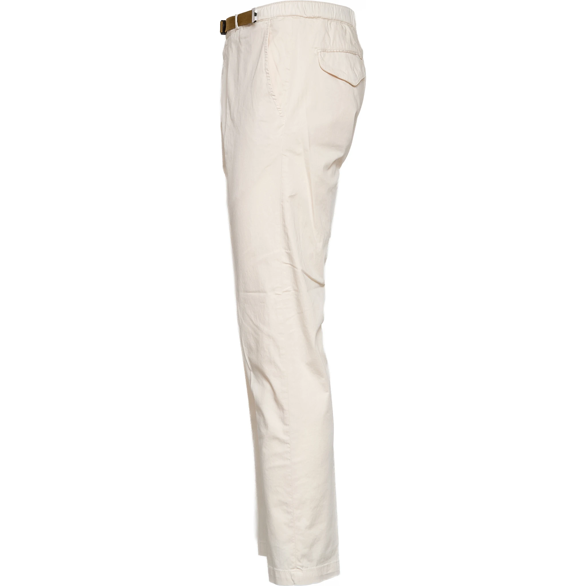 Pantaloni Lunghi In Cotone Satin Con Coulisse