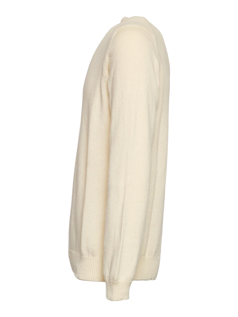 Maglia Girocollo In Cotone