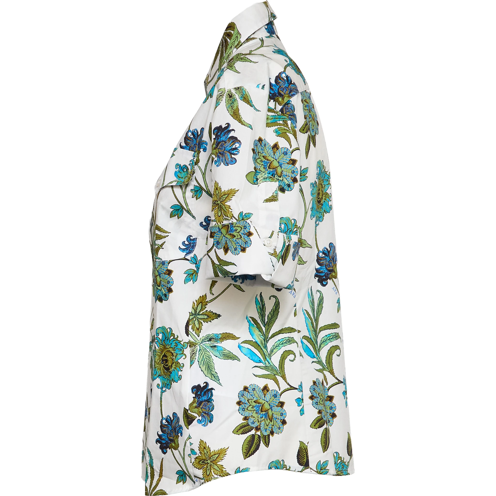 Camicia In Popeline Con Stampa Fiori Fay