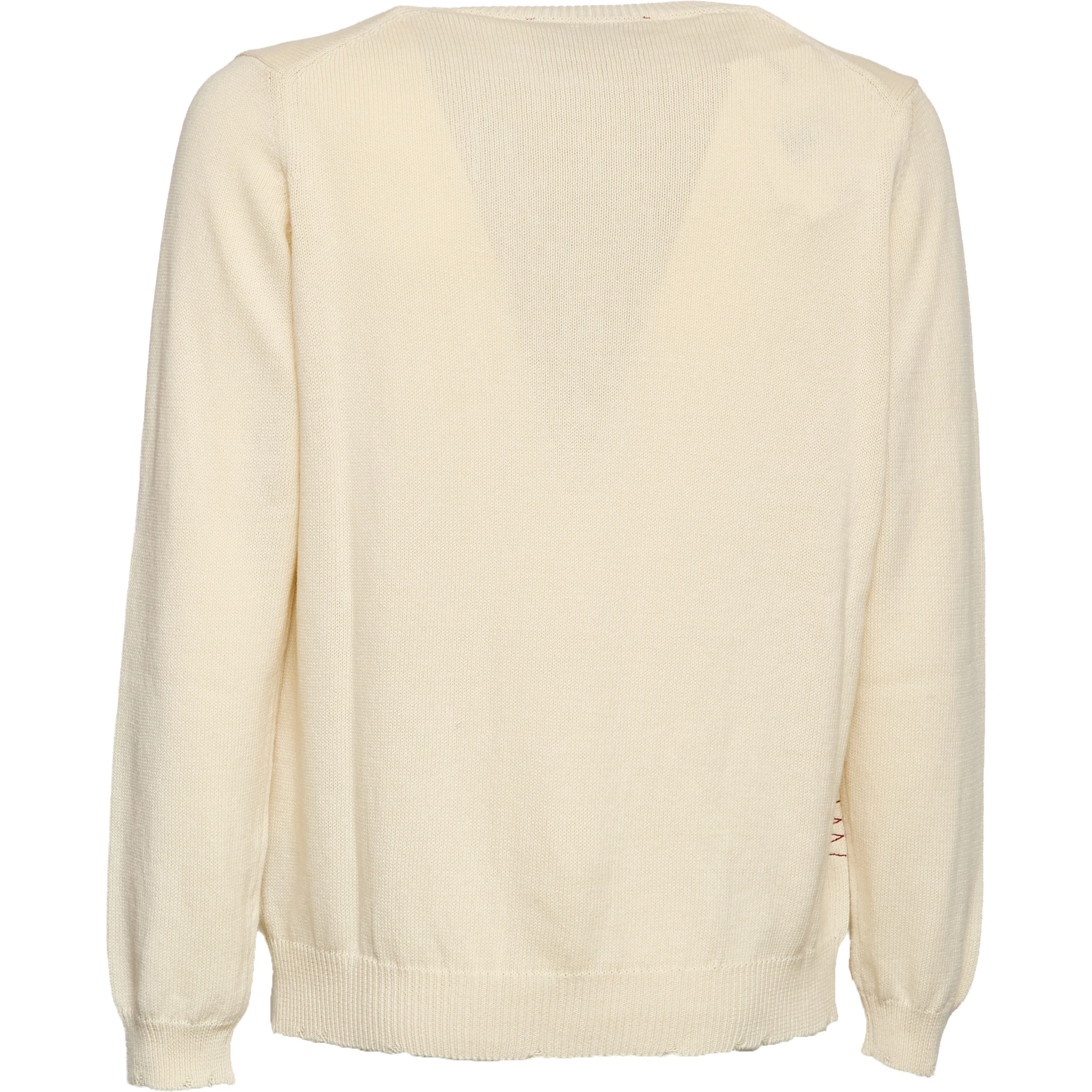 Maglia Girocollo In Cotone