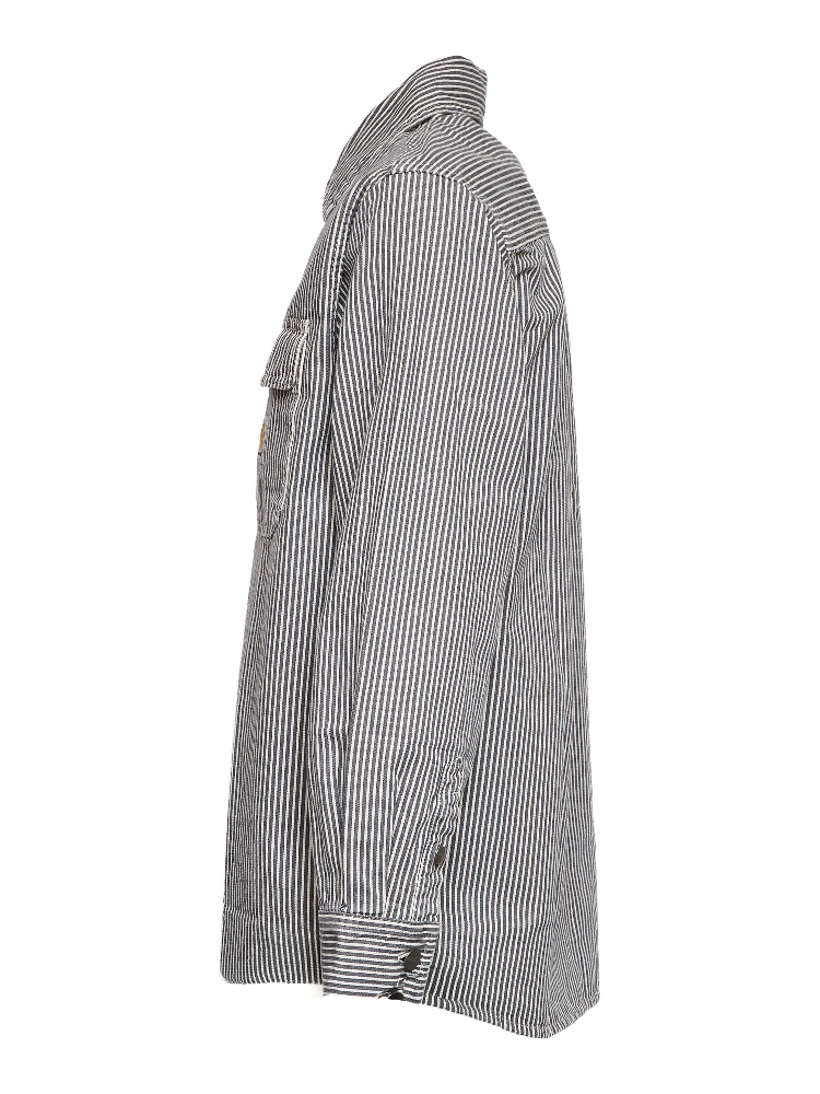 Mercer Shirt Jac Hickory Stripe alternative