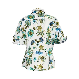 Camicia In Popeline Con Stampa Fiori Fay