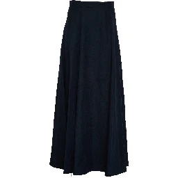 Viscose Linen Long Skirt