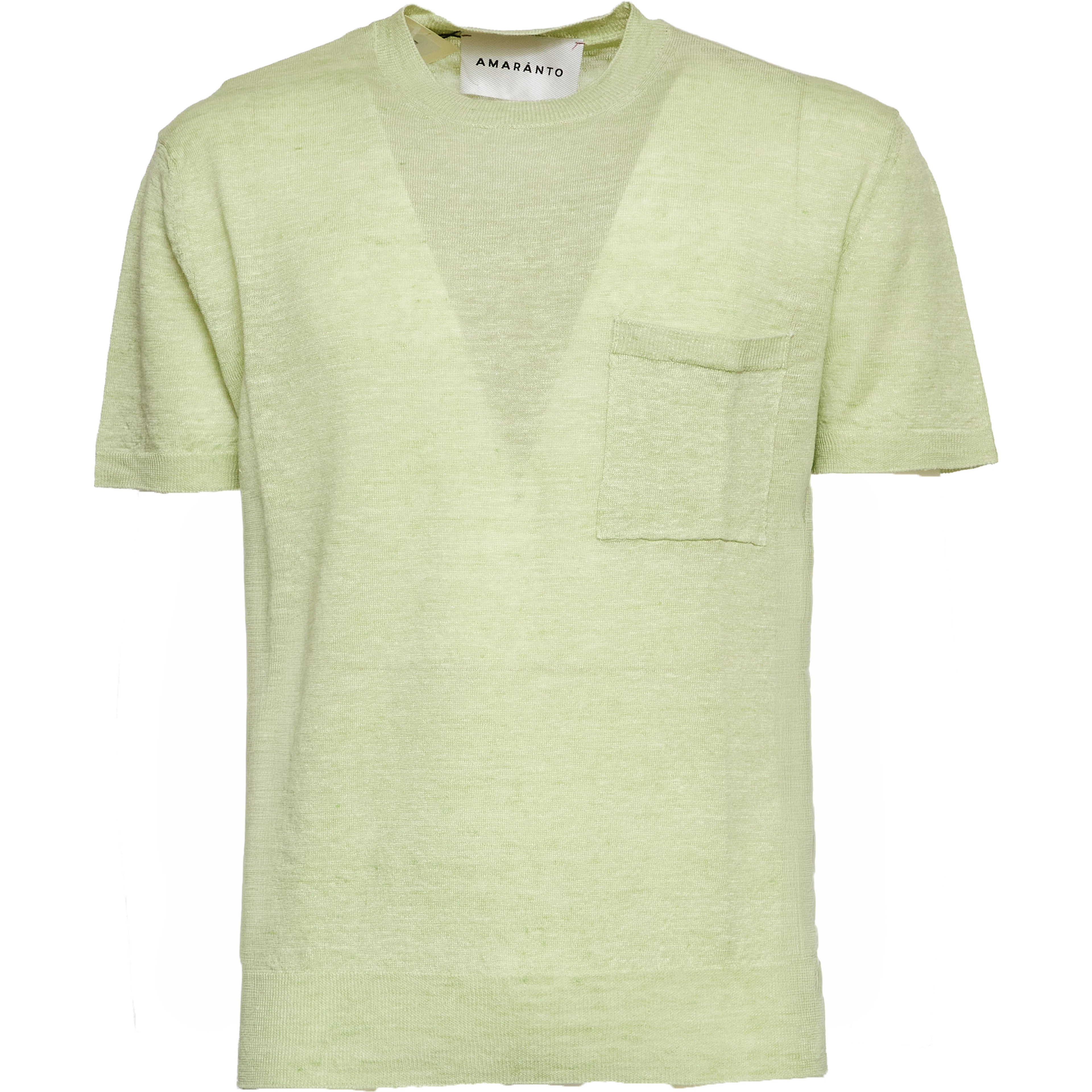 T-Shirt In Misto Lino