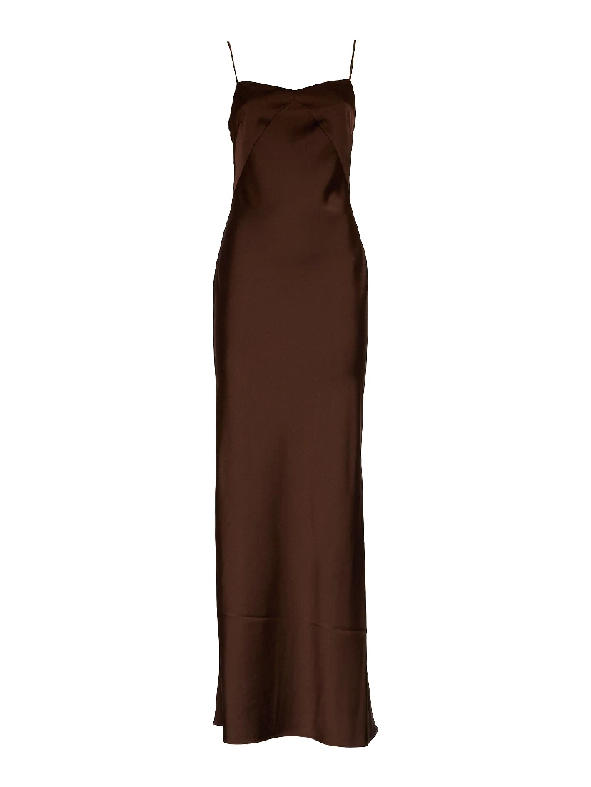 Pina Satin Maxi Slip Dress