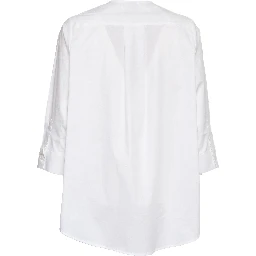 Camicia In Popeline Di Cotone Stretch