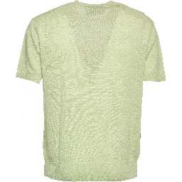 T-Shirt In Misto Lino
