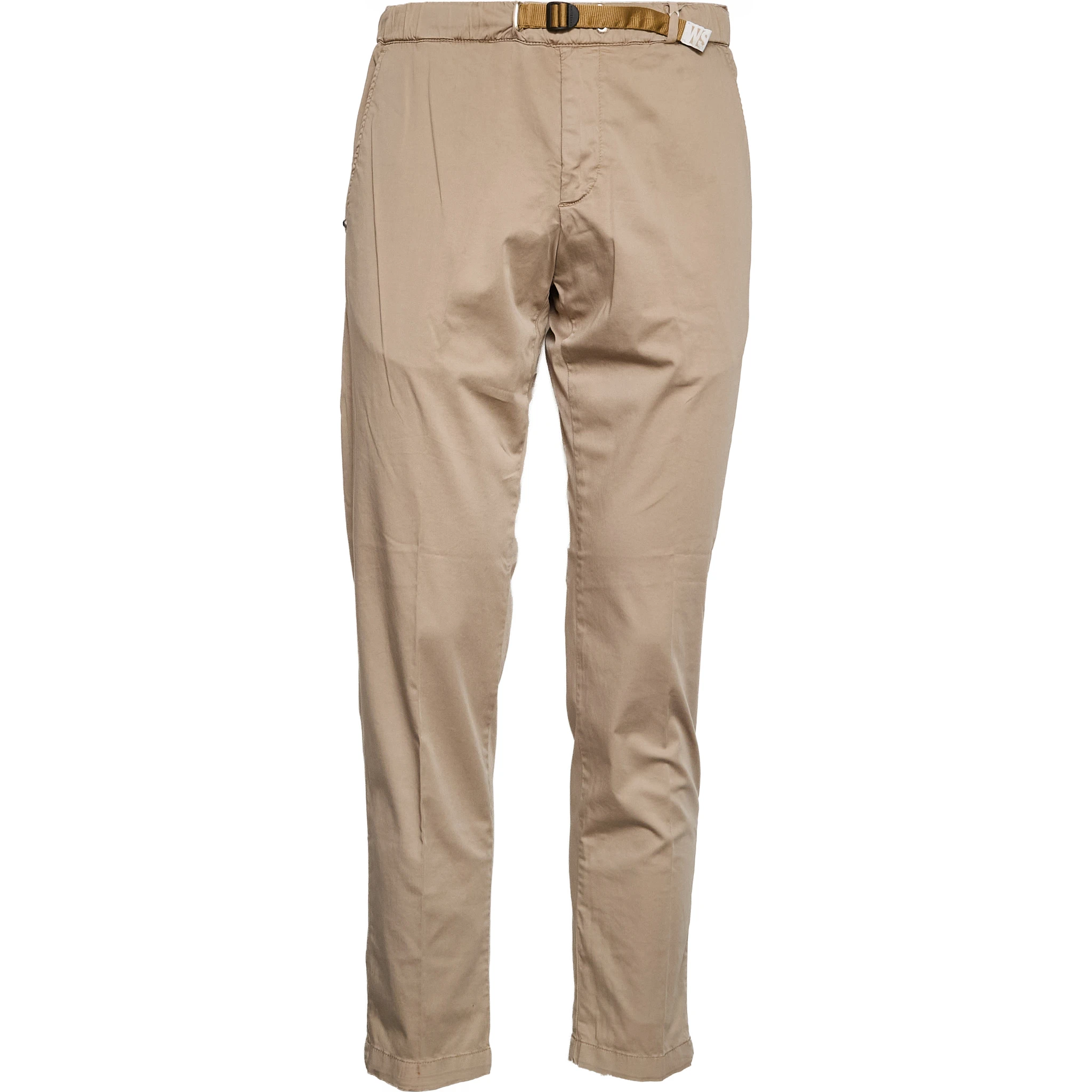 Pantaloni Lunghi In Cotone Satin Con Coulisse