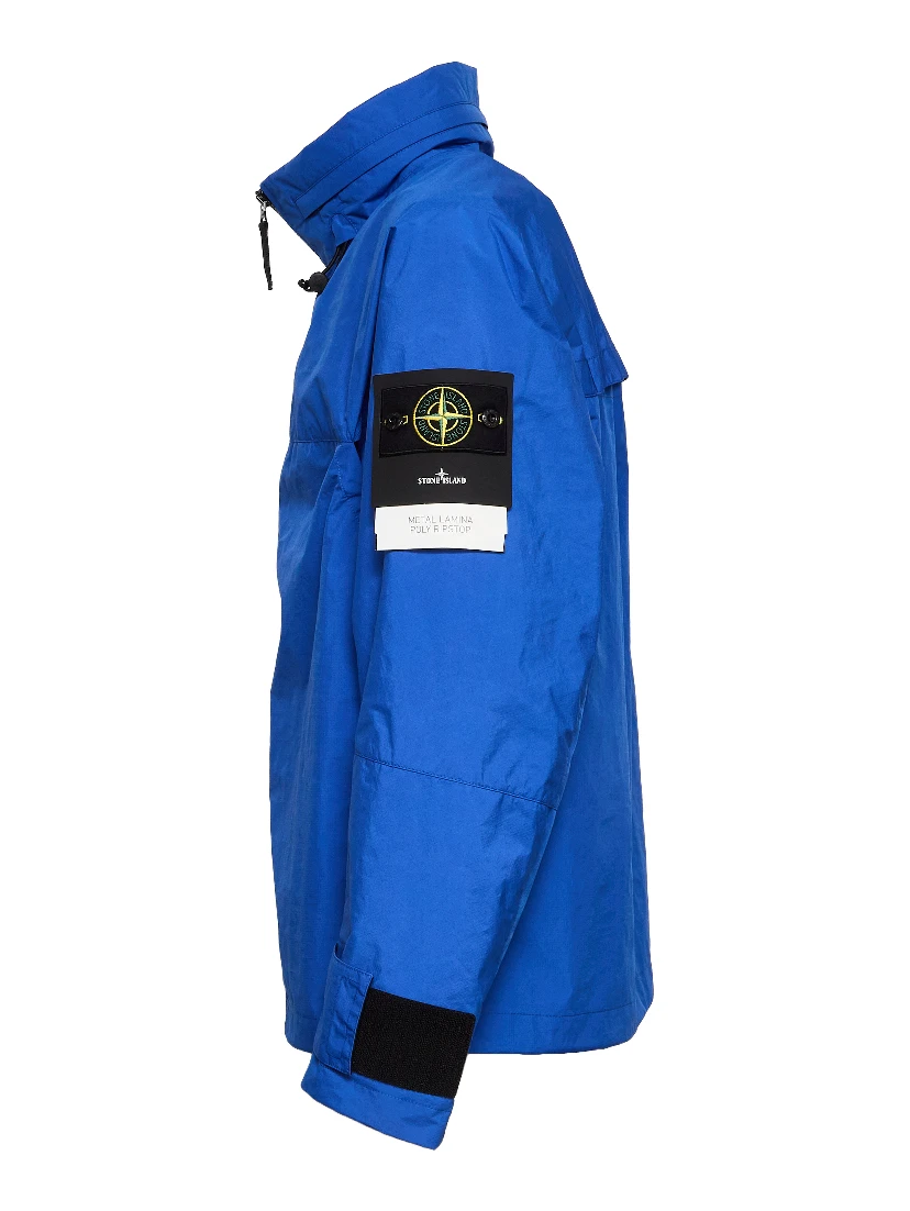 Metal Lamina Poly Ripstop Jacket
