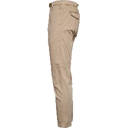 Pantaloni Lunghi In Cotone Satin Con Coulisse