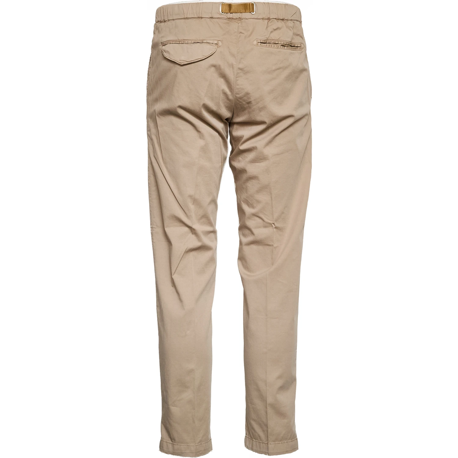 Pantaloni Lunghi In Cotone Satin Con Coulisse