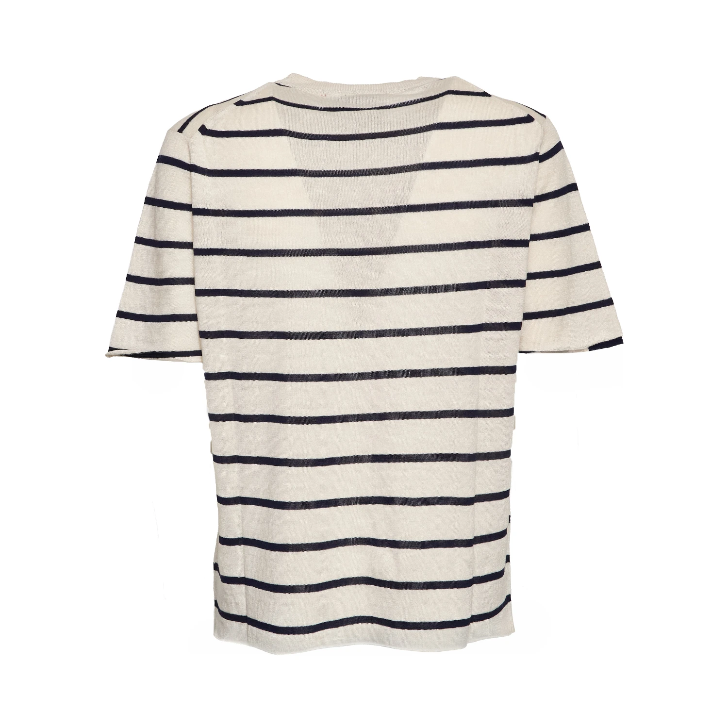 T-Shirt In Misto Lino
