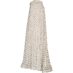 Gonna Pallina In Chiffon Poly Stampa Pois