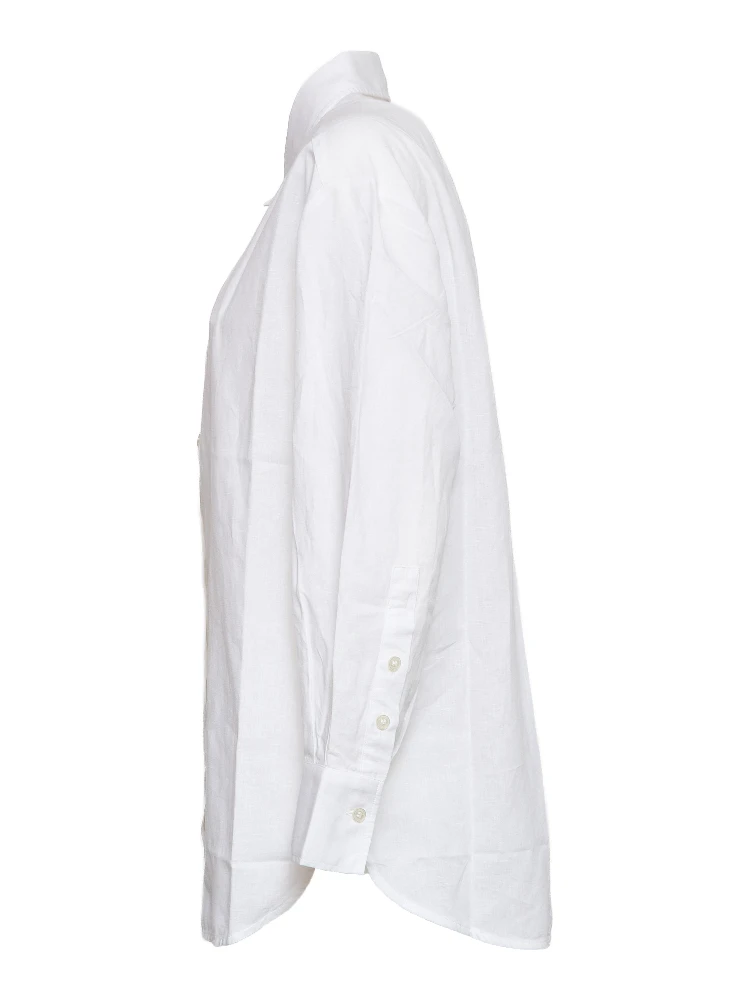 Cotton Linen Boyfriend Shirt alternative
