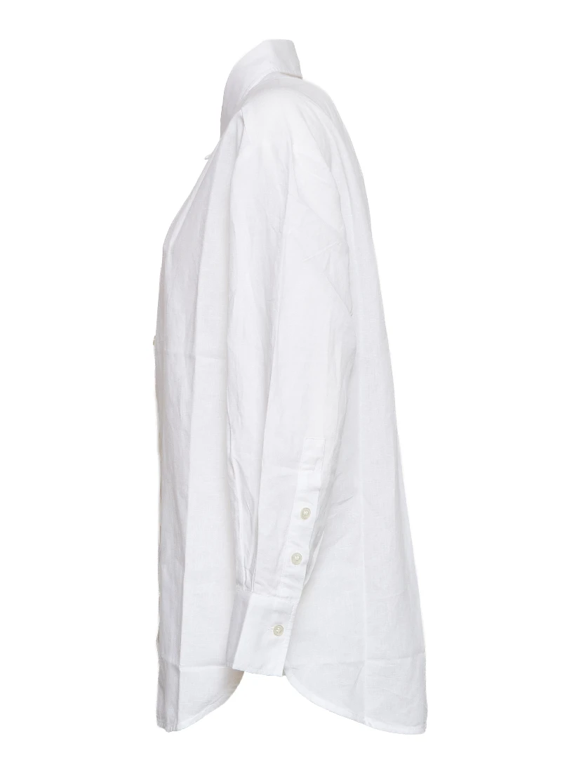 Cotton Linen Boyfriend Shirt