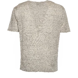 T-Shirt In Misto Lino