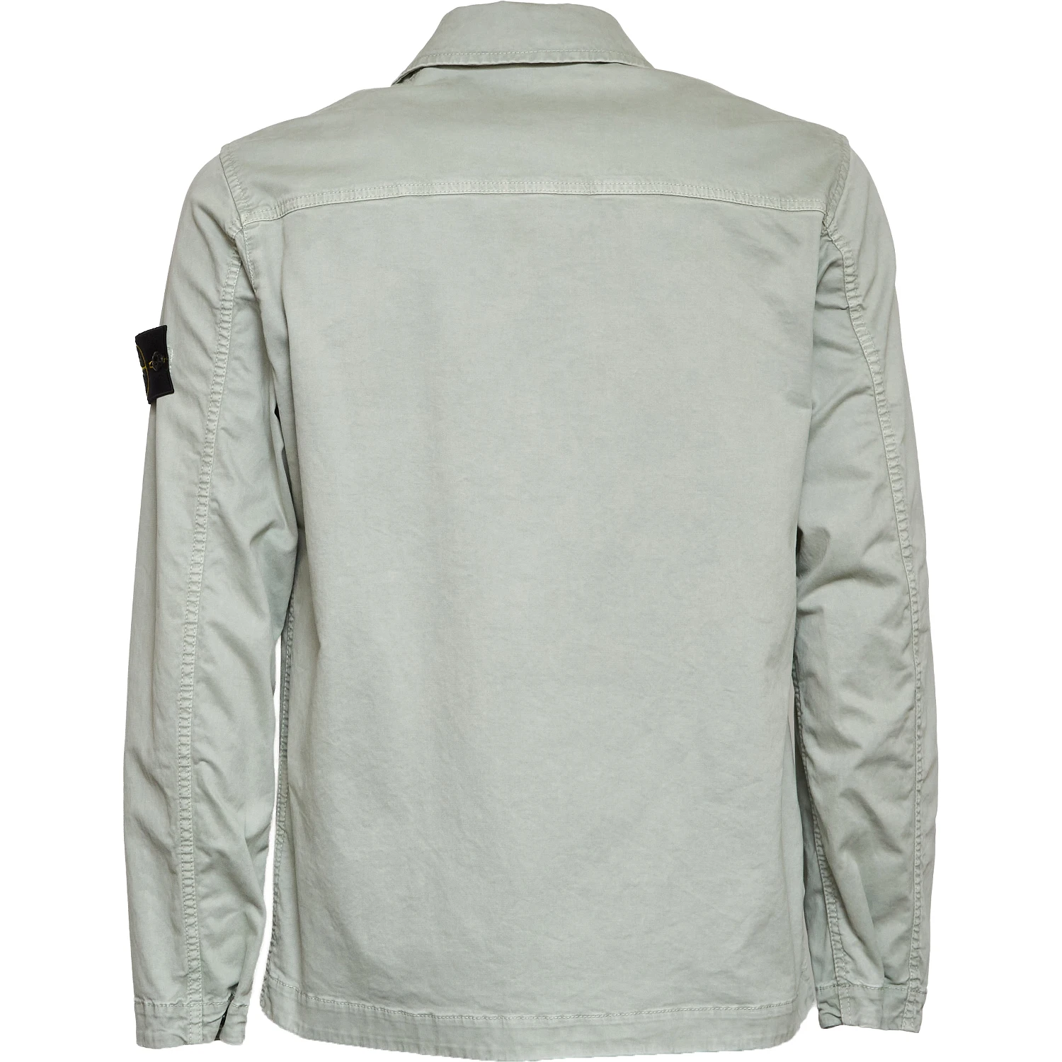 Overshirt Organic Cotton Stretch Broken Twill Old Effect