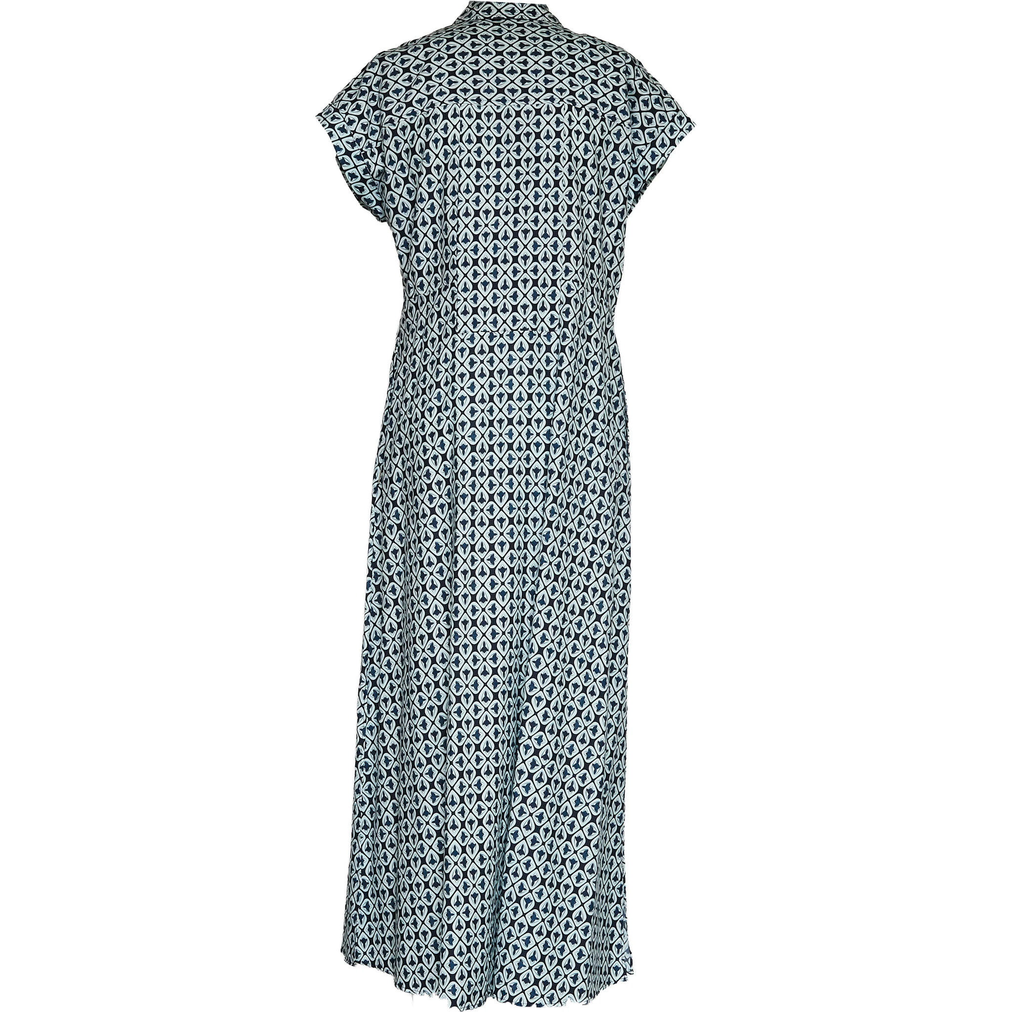 Cotton Viscose Chemisier Dress