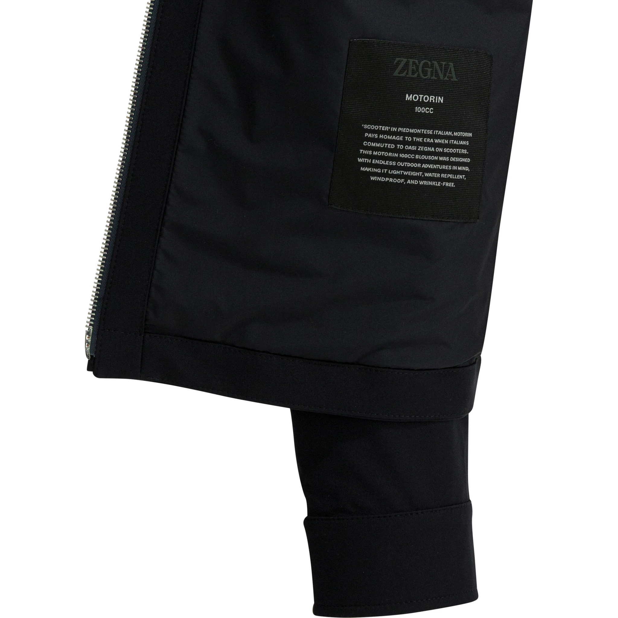 Zippered lightwear jacket