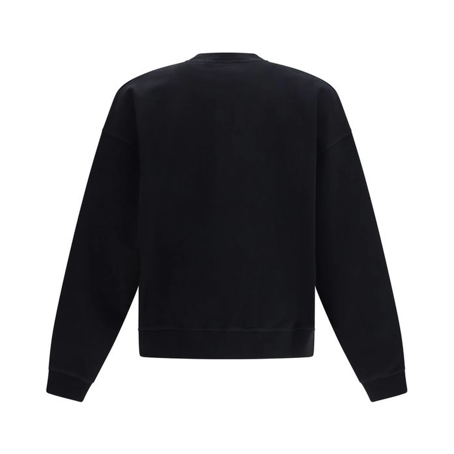 Black Cotton Sweatshirt
