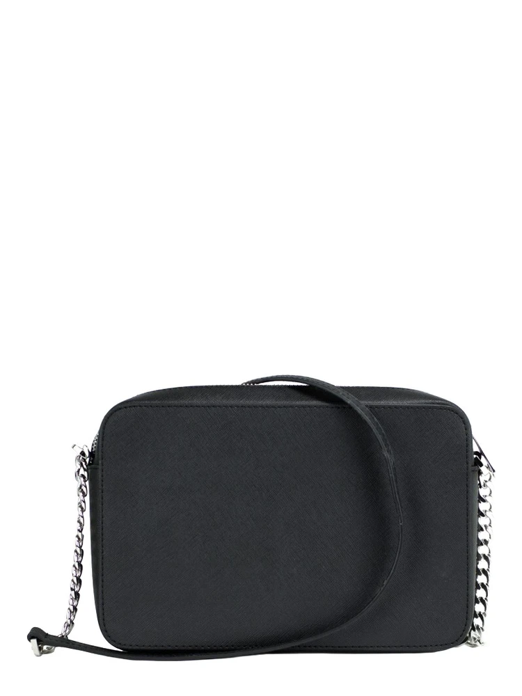 Michael Kors Jet Set Large East West Black Saffiano Leather Crossbody Handbag alternative