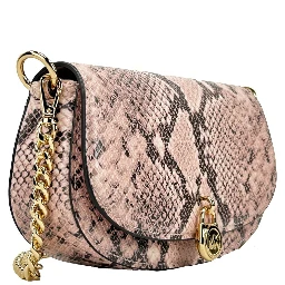 Michael Kors Mila Small Snakeskin Messenger Crossbody Bag