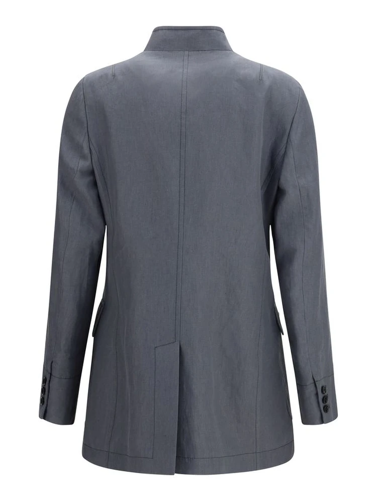 Gray Linen Coat alternative