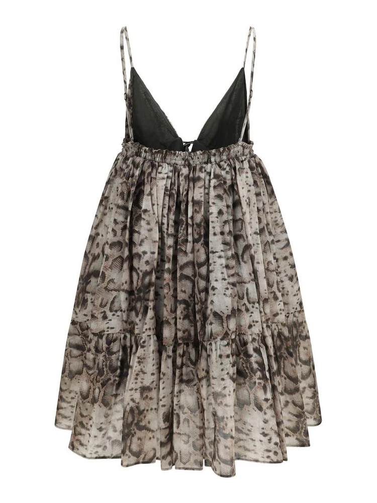 Beige Cotton Casual Dress alternative