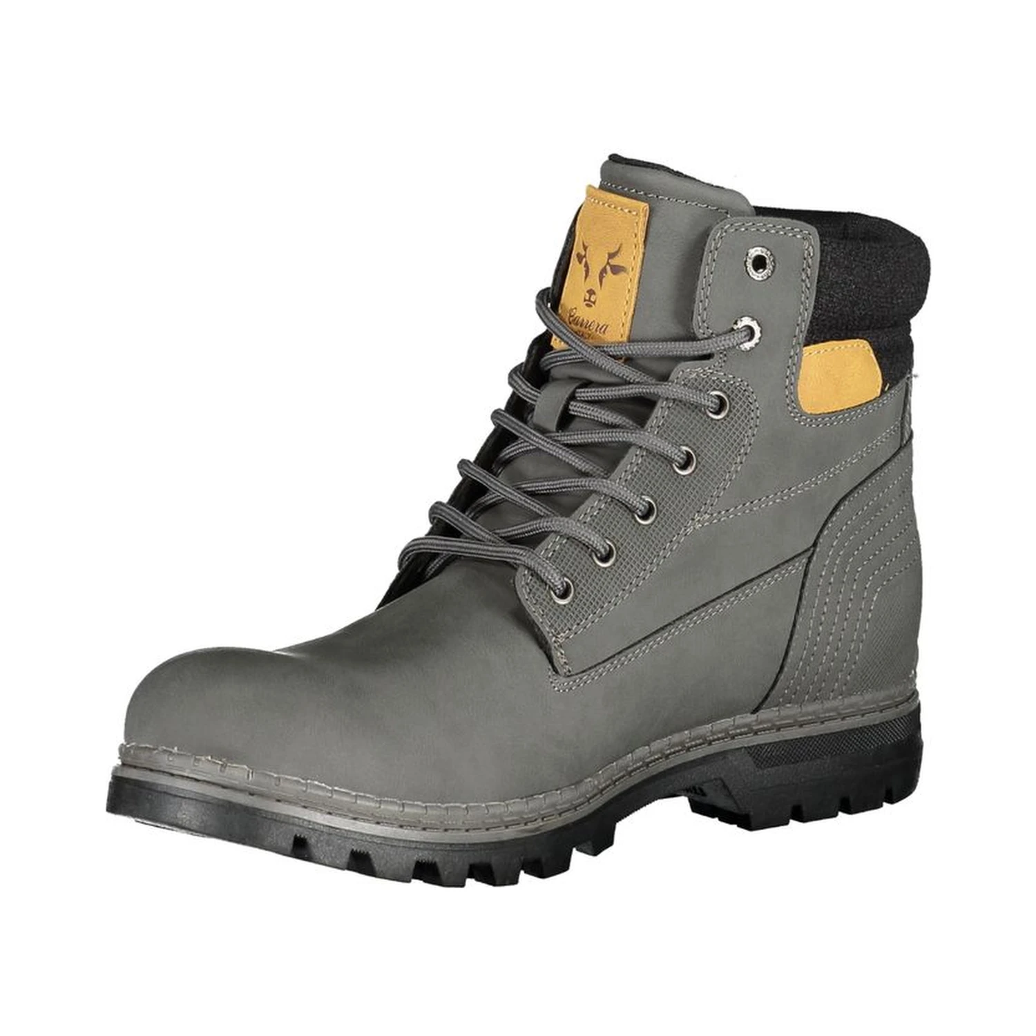 Grey Polyurethane Men's Boot