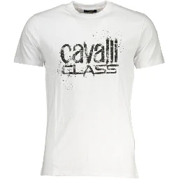 White Cotton Men T-Shirt