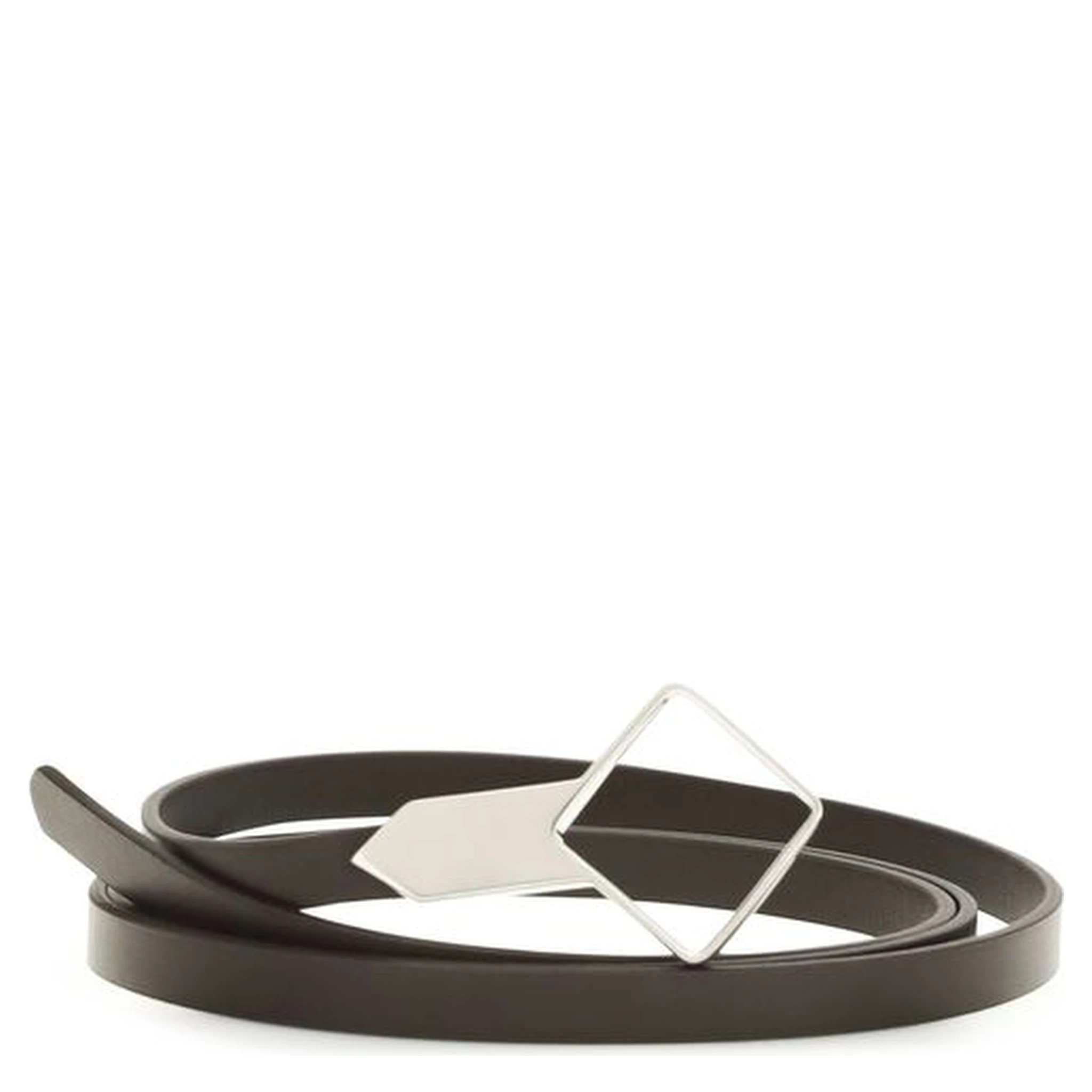 Brown Calf Leather Bos Taurus Thin Belt