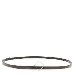 Brown Calf Leather Bos Taurus Thin Belt