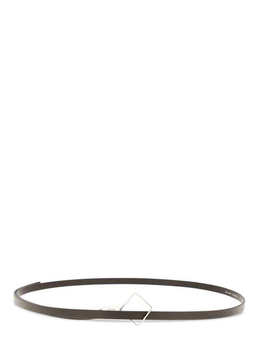 Brown Calf Leather Bos Taurus Thin Belt