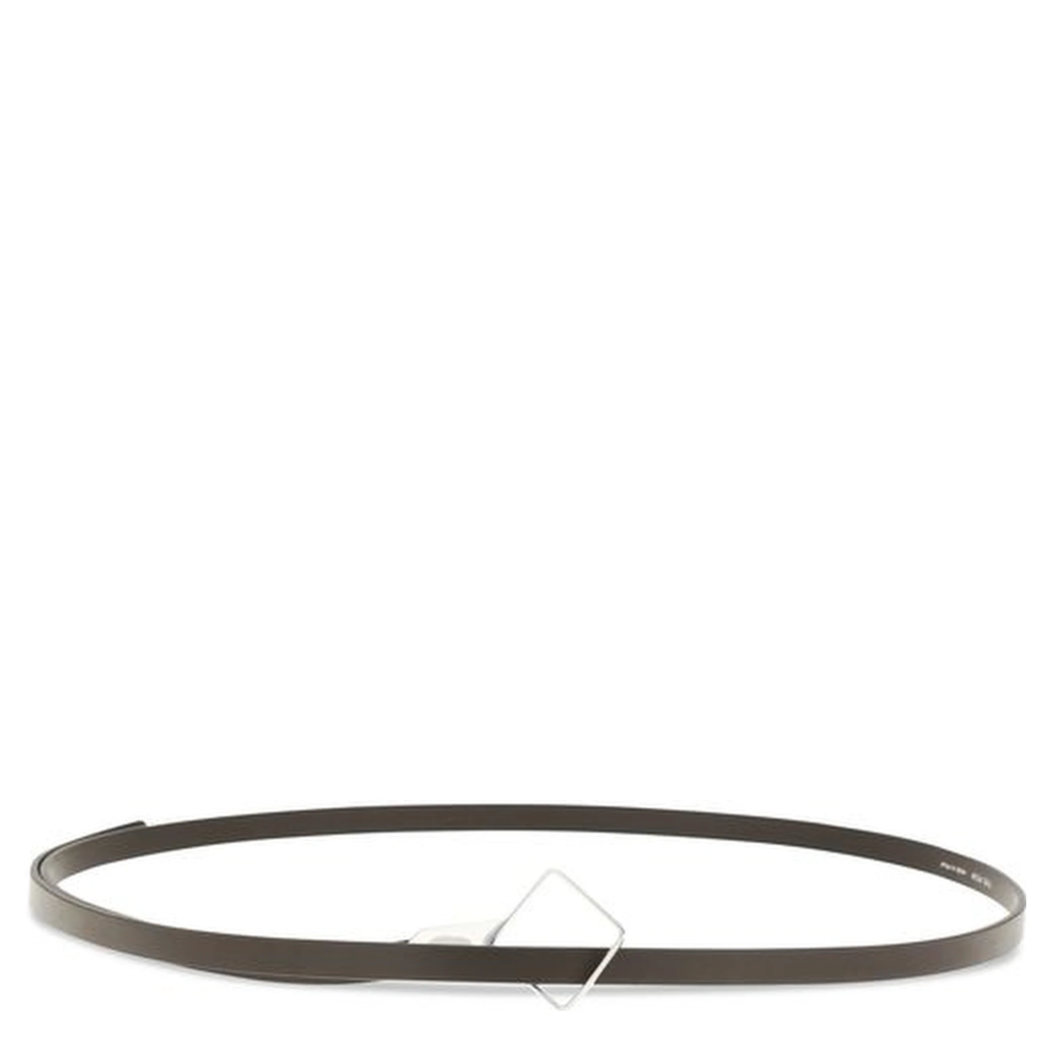 Brown Calf Leather Bos Taurus Thin Belt