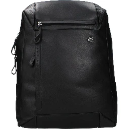 Black Leather Backpack