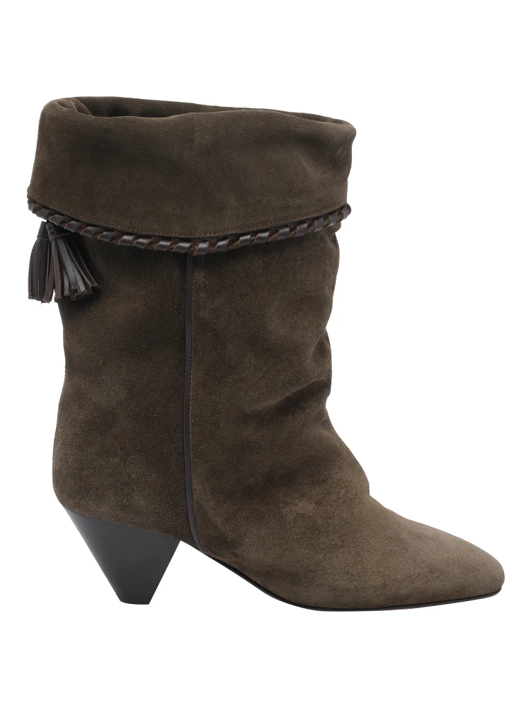 حذاء إيزابيل مارانت بني اللون