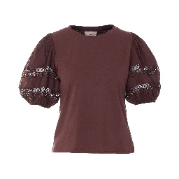 Twin-set T-shirts and Polos Brown