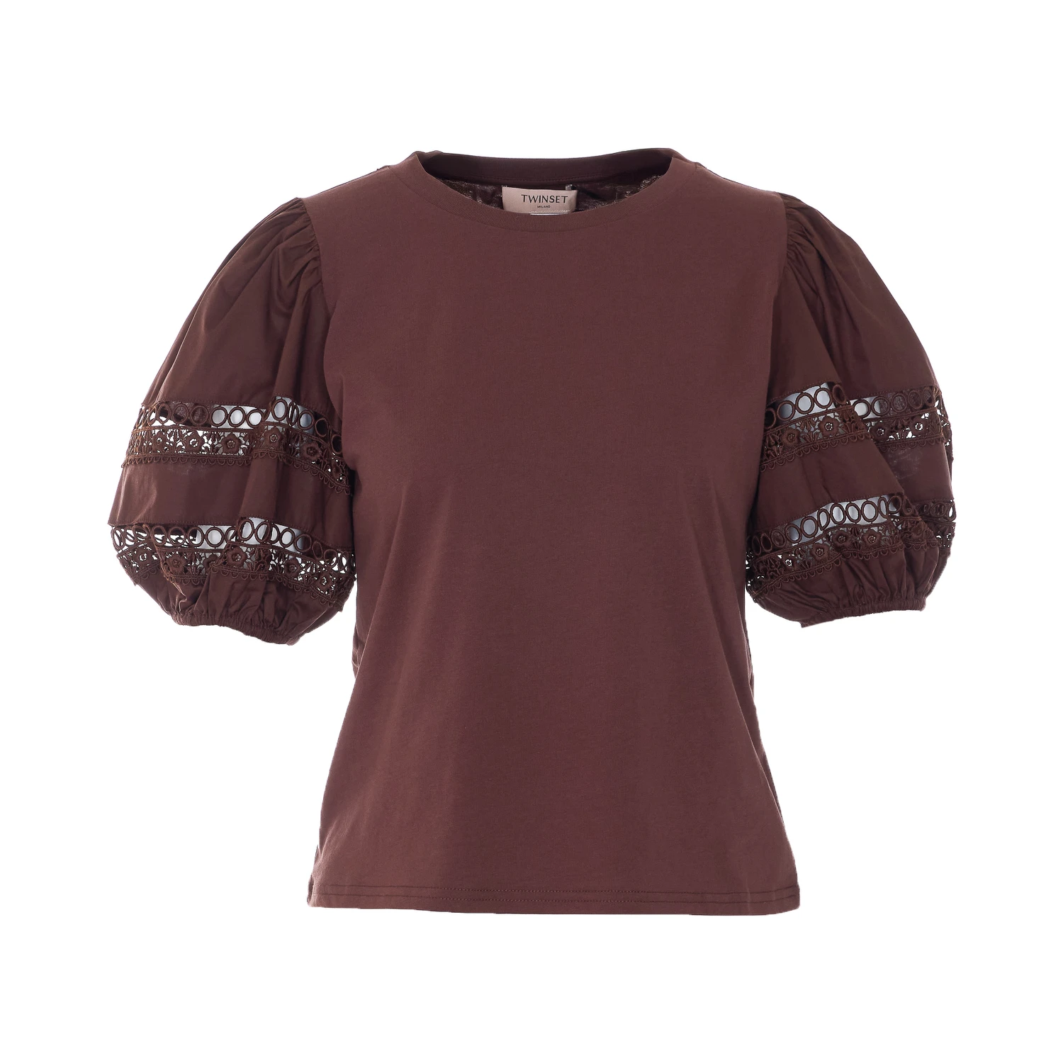 Twin-set T-shirts and Polos Brown
